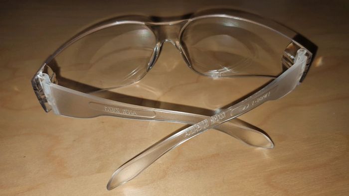 👓 Lunettes de Sécurité Enveloppantes, Légères, Transparentes - Normes : EN166-F ANSI Z87.1 - photo numéro 6