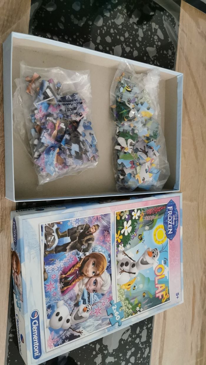 Puzzle reine des neige 2x60 5+ - photo numéro 3