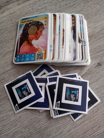 Cartes et vignettes Star Wars Puissante est la force Auchan 2025