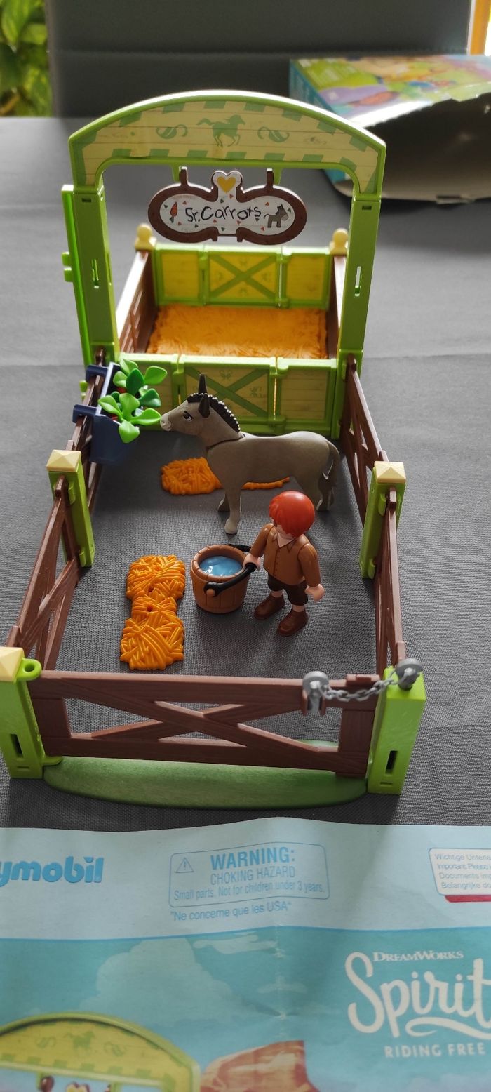 (C30) Playmobil 70120 Spirit - la mèche et Mr carotte avec box - photo numéro 2