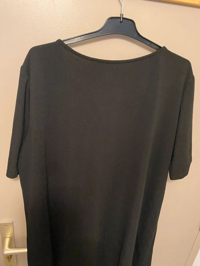 Robe, tunique, noir grande taille femme - photo numéro 9