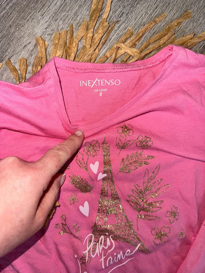 T shirt in extenso 8 ans fille - photo numéro 2