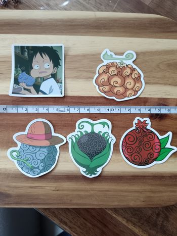 5 autocollants One piece (2)