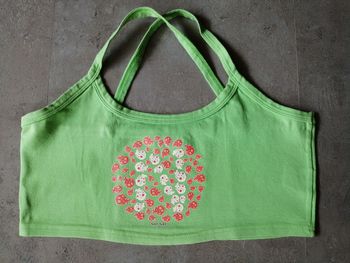 Top court vert Taille 2 Naf Naf