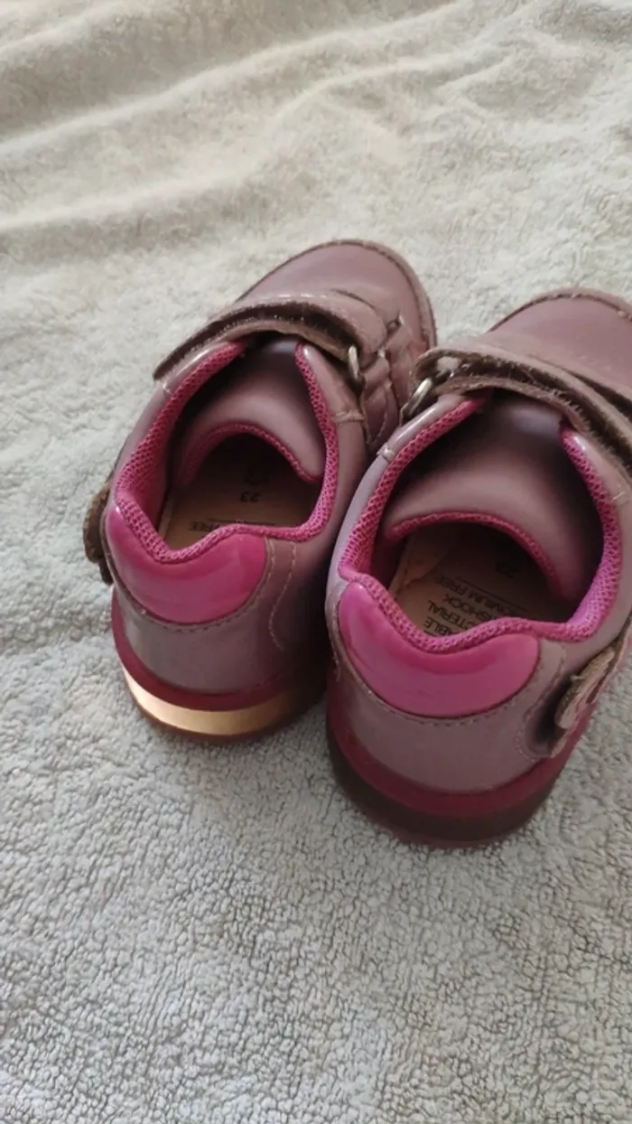 Chaussures Geox fille 23 lumières rose - photo numéro 4