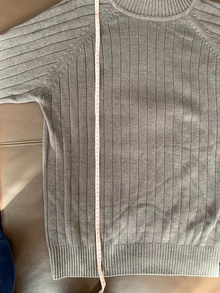 Pull col roulé marron Gino santi casual XL - photo numéro 2