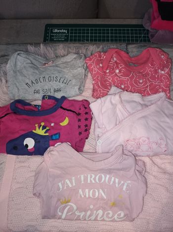 Lot de 5 bodies manches longues