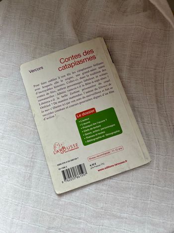 Livre conte des cataclysmes