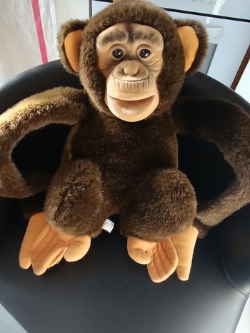 Peluche singe marionnette Ajena