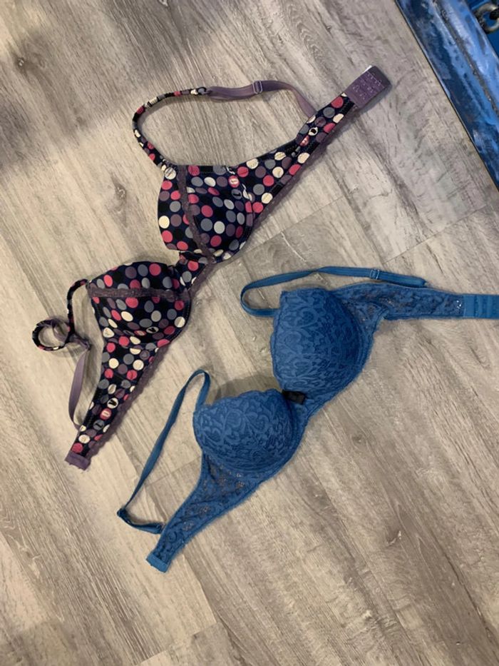 Lot de 2 soutiens gorges 85 B