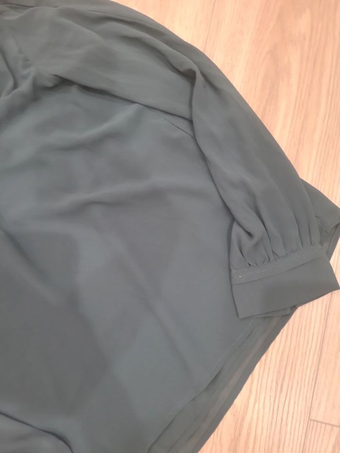Chemisier fluide h&m vert - photo numéro 2