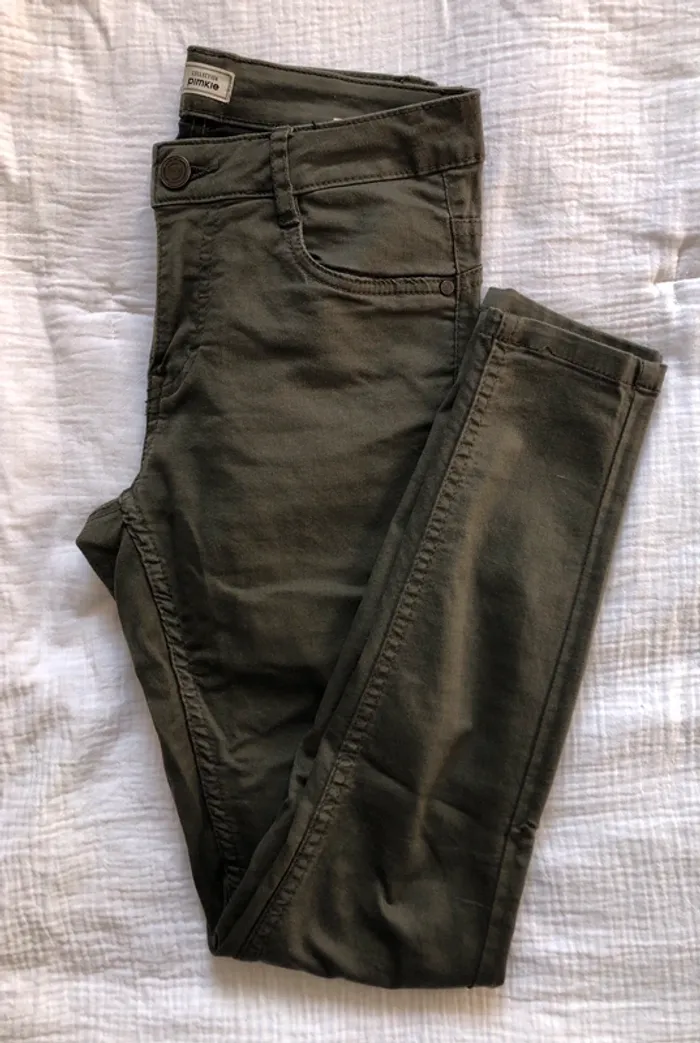 Pantalon 7/8e kaki