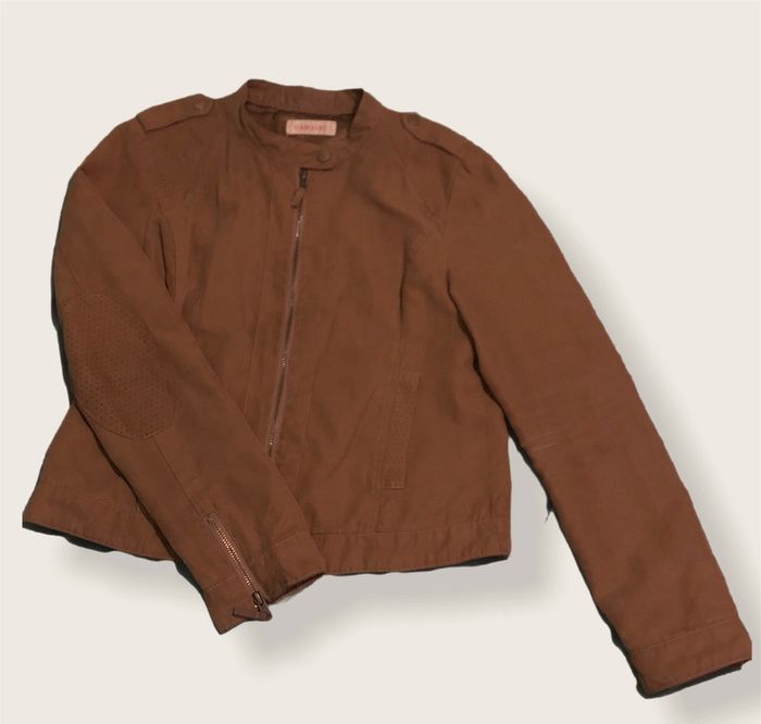 Blouson Camaïeu marron