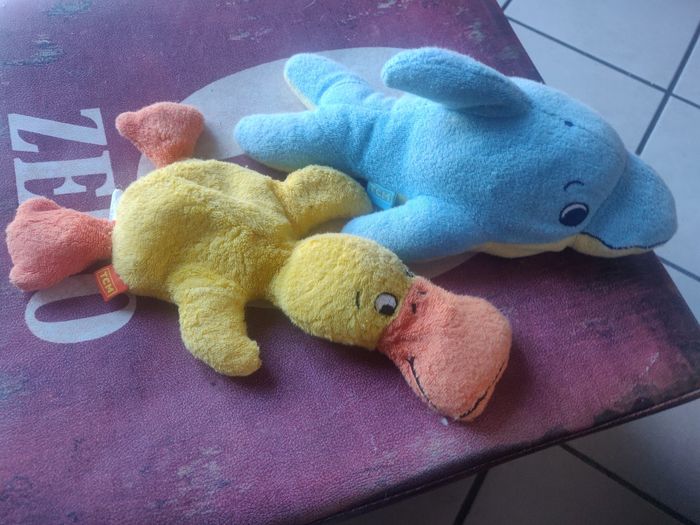 Canard et dauphin  tissu mousse - photo numéro 2