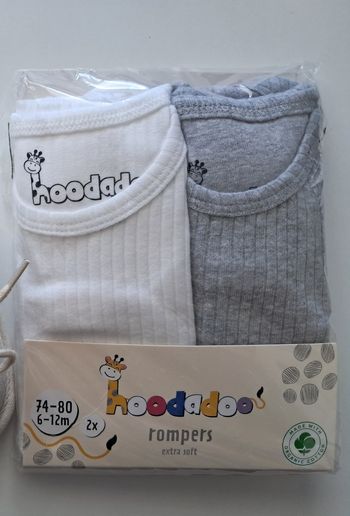 Lot 2 bodies bébé mixte