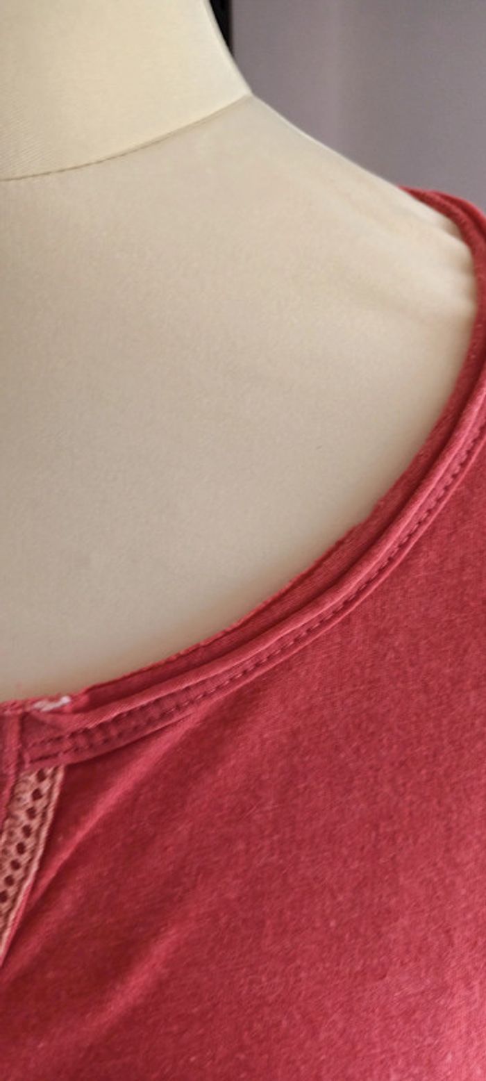 T-shirt couleur corail - photo numéro 8