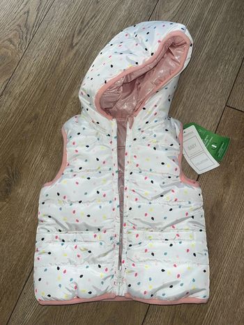 Doudoune sans manches réversible 9 mois 71cm