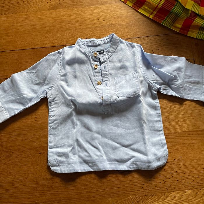 Blouse bleu