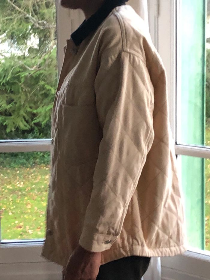 Veste chemise matelassée en jean Topshop - photo numéro 4