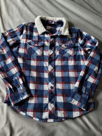 chemise velour sergent major 10ans  (6e)