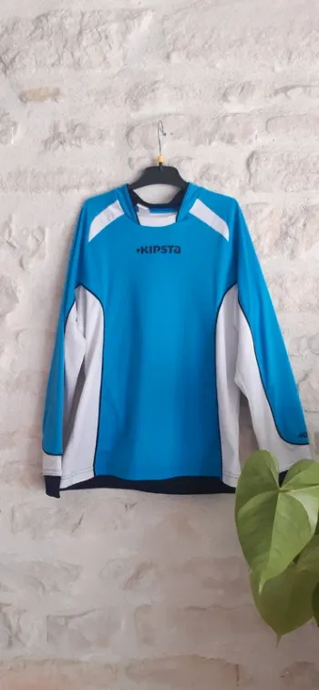 Maillot de foot bleu clair 12 ans
