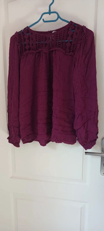 Blouse violette