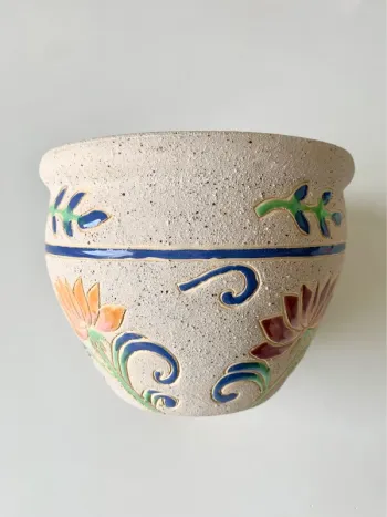 Cache pot de fleurs 🌹en céramique