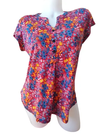 Tee shirt fleuri