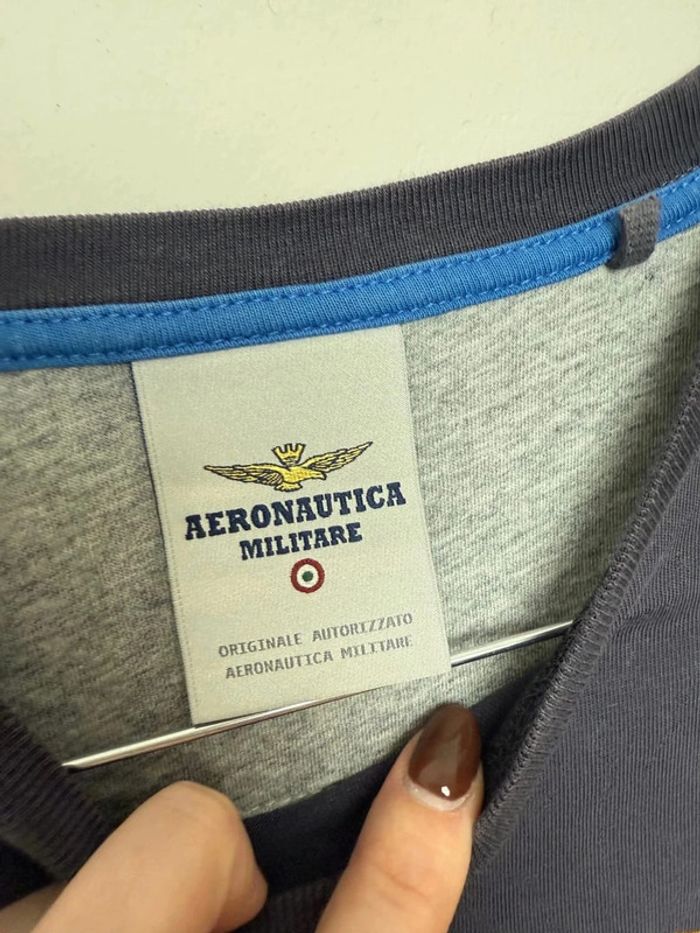 T-shirt Aeronautica militare garçon taille 10 ans - photo numéro 4