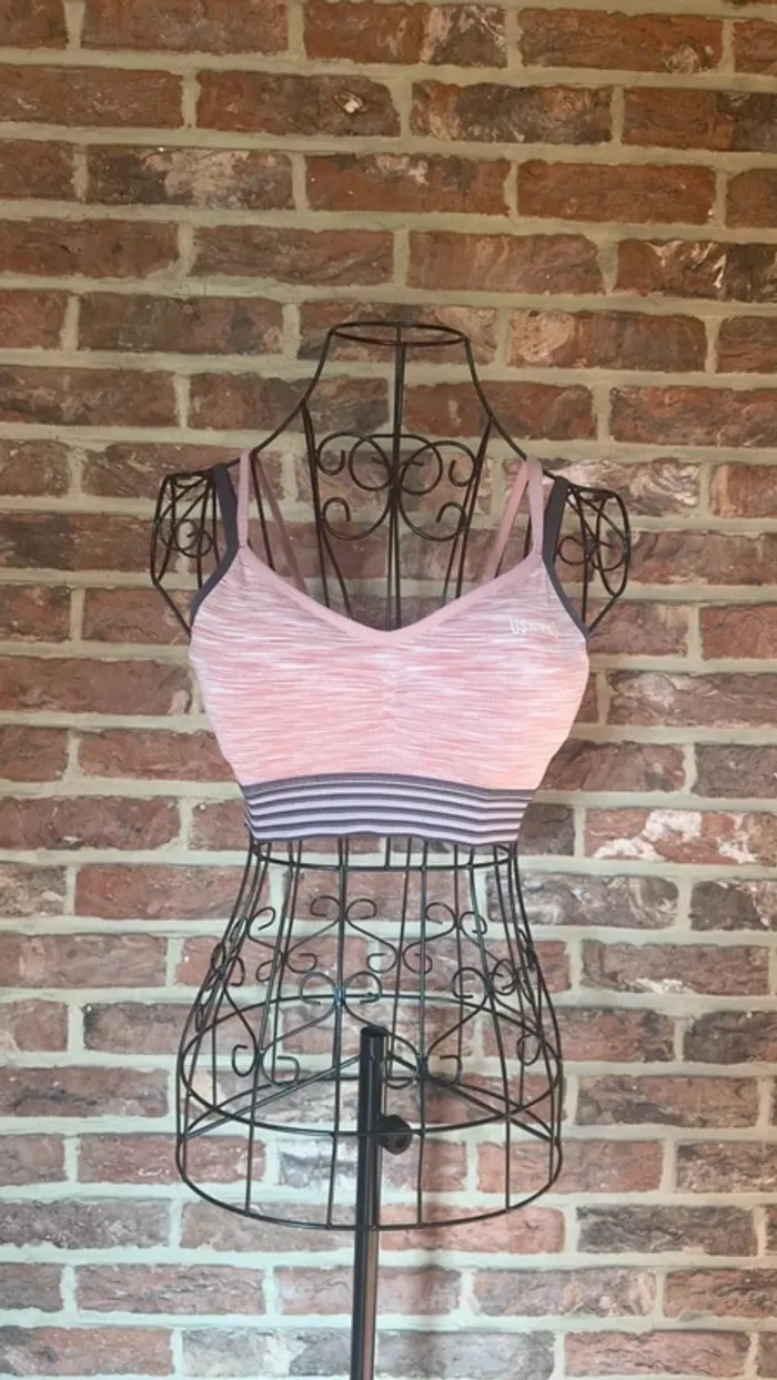 Brassière rose et grise Usa Pro Taille S / 36