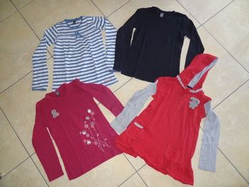 lot de 4 t-shirts Zara T 9-10ans