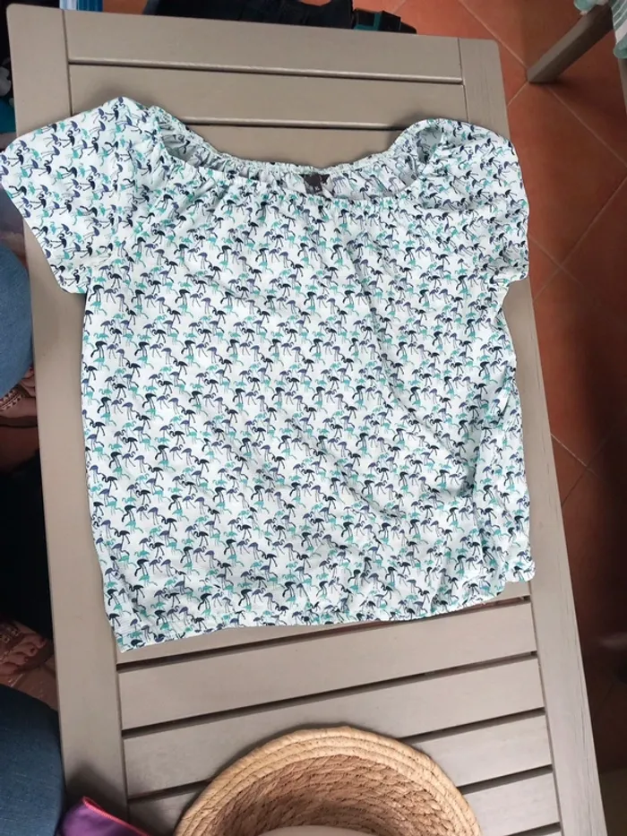 Blouse flamants bleus JBC - photo numéro 2