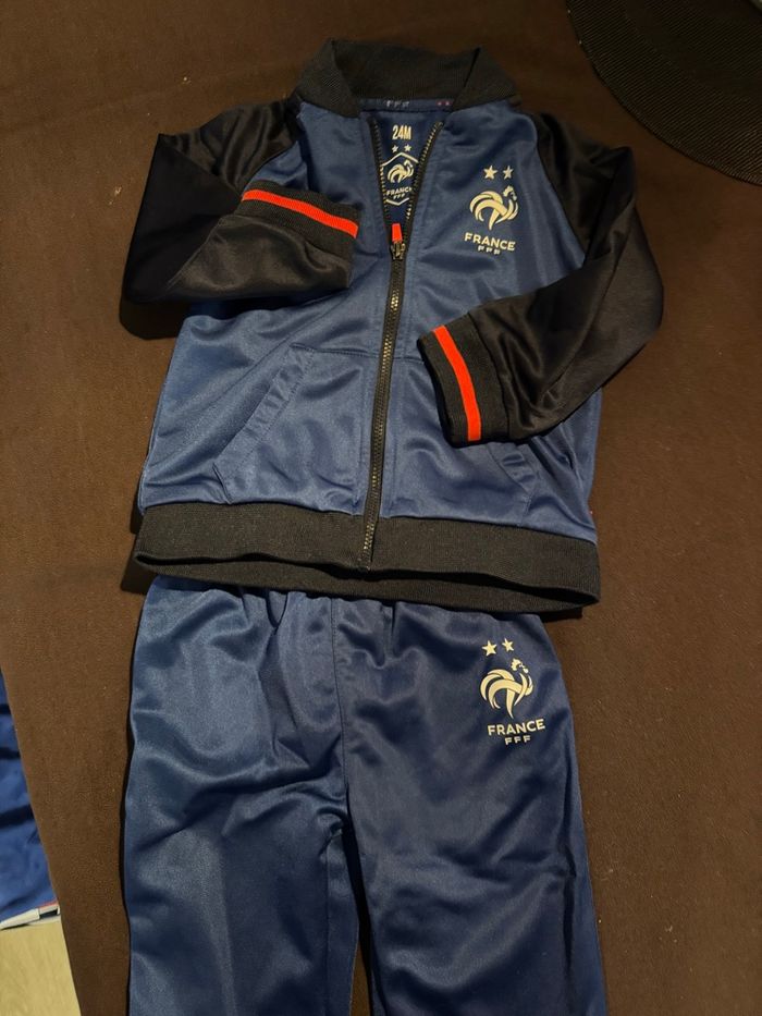 1 Survêtement ensemble Équipe de France 24 mois FFF - photo numéro 8