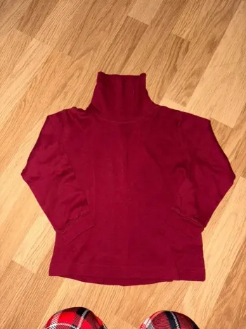 Pull col roulé