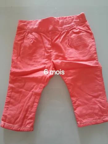 Pantalon fille 6mois