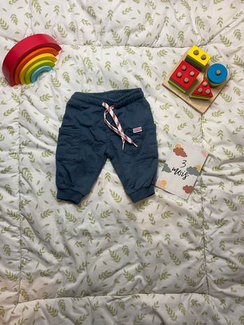 pantalon de jogging bleu 3 mois marvel lien de serrage