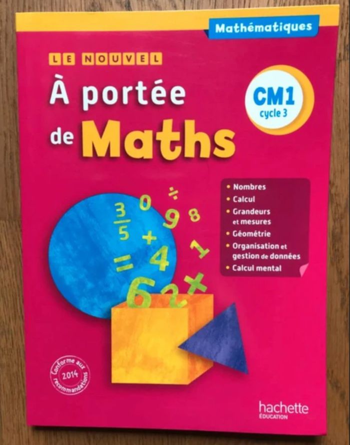 Le Nouvel A portée de maths CM1 - Livre élève