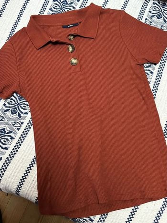 Polo couleur châtaigne