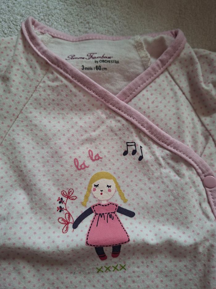 Lot de 2 bodies 3 mois - photo numéro 4