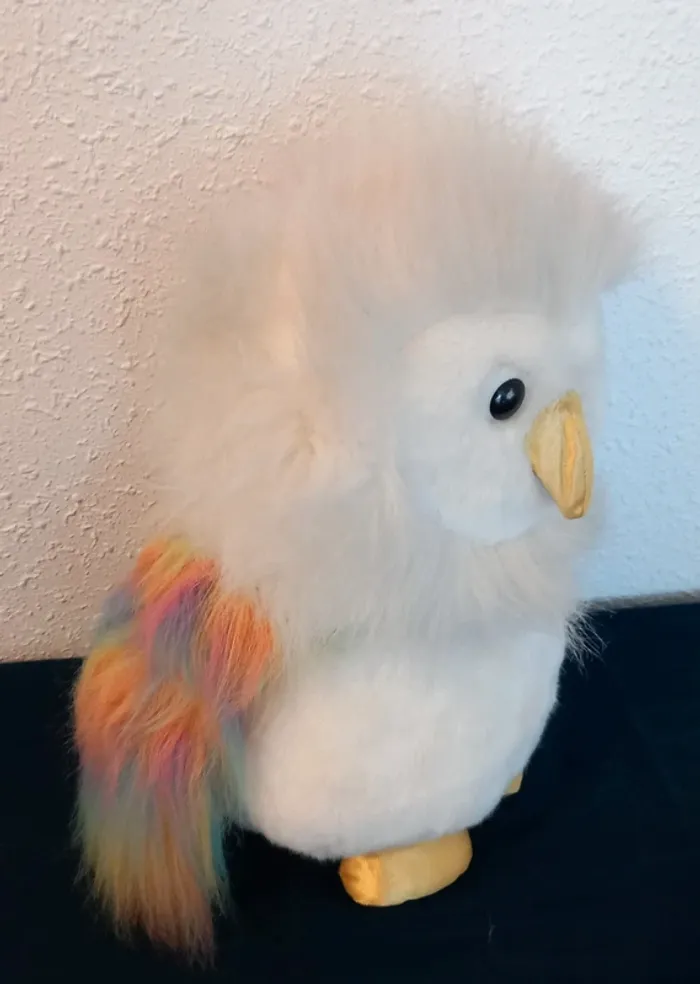 Peluche oiseau Ajena vintage 37cm grand format - photo numéro 5