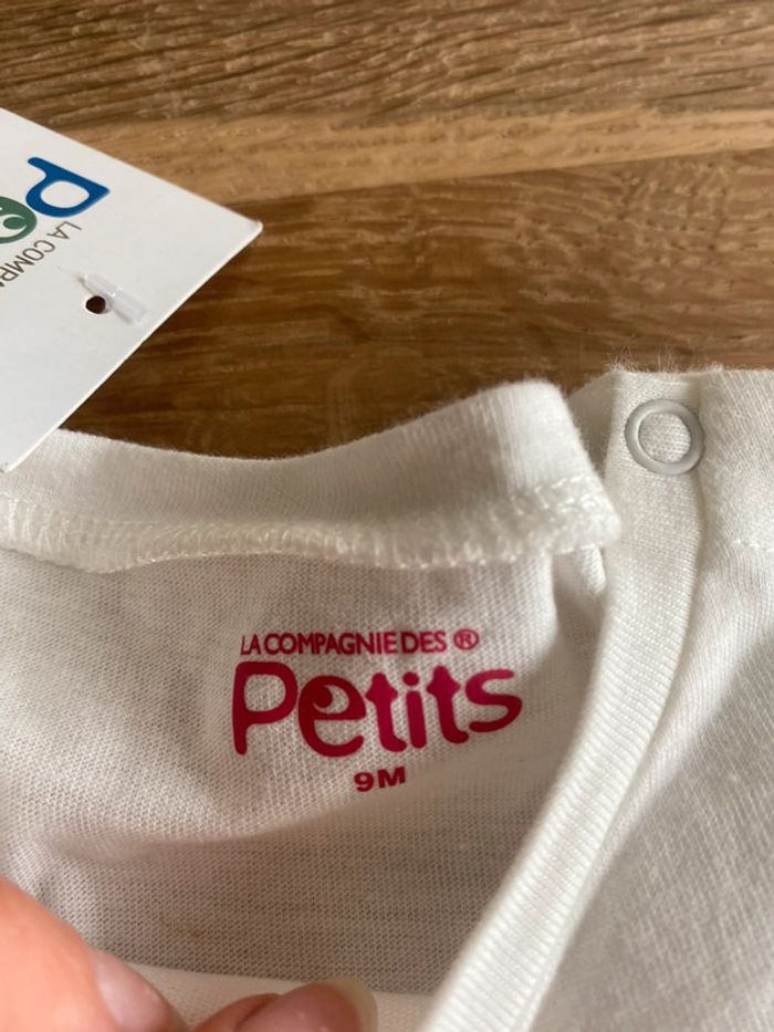 Tee-shirt neuf 9 mois la compagnie des petits - photo numéro 5