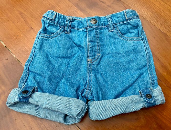 Bermuda en jean Vertbaudet 4 ans - photo numéro 2