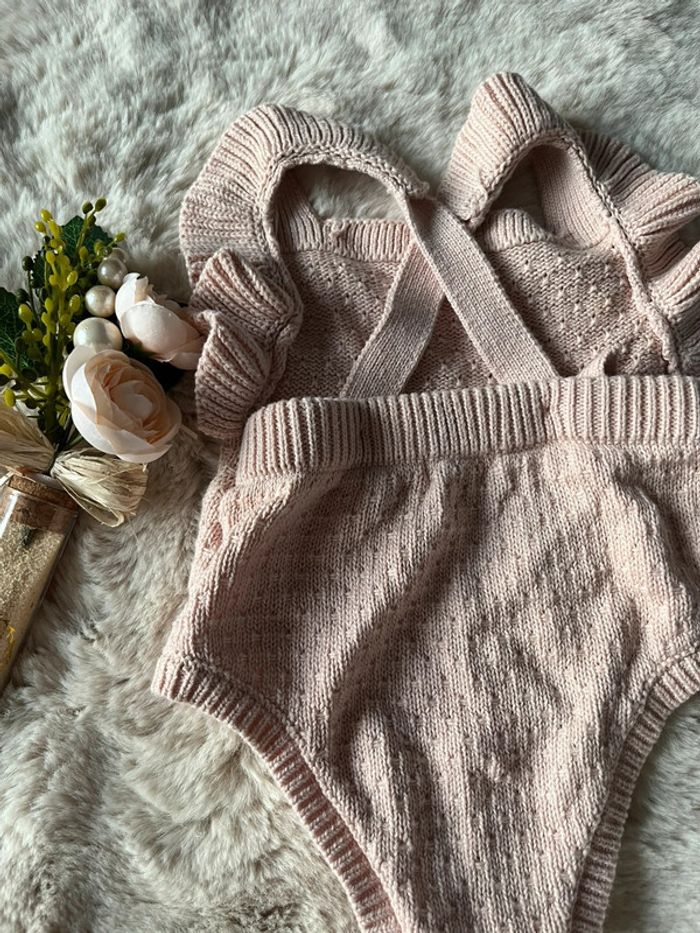 Barboteuse rose 1mois - photo numéro 2