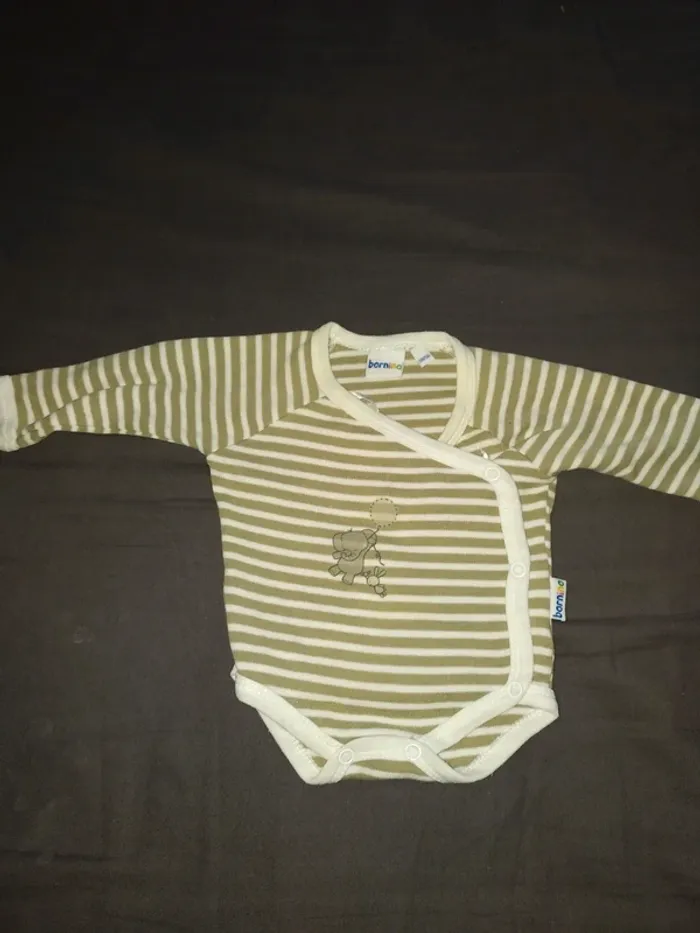 Lot de 5 Bodies Manches longues Filles - photo numéro 4
