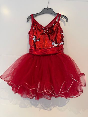 Costume de danse rouge