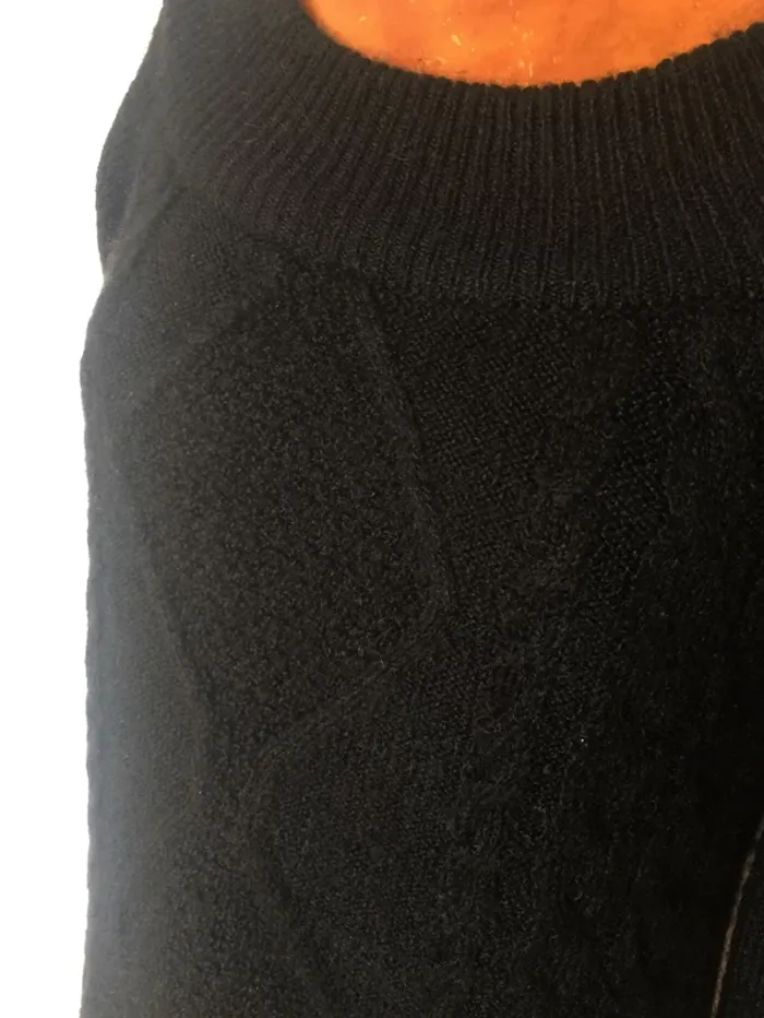 Robe pull noire - photo numéro 3