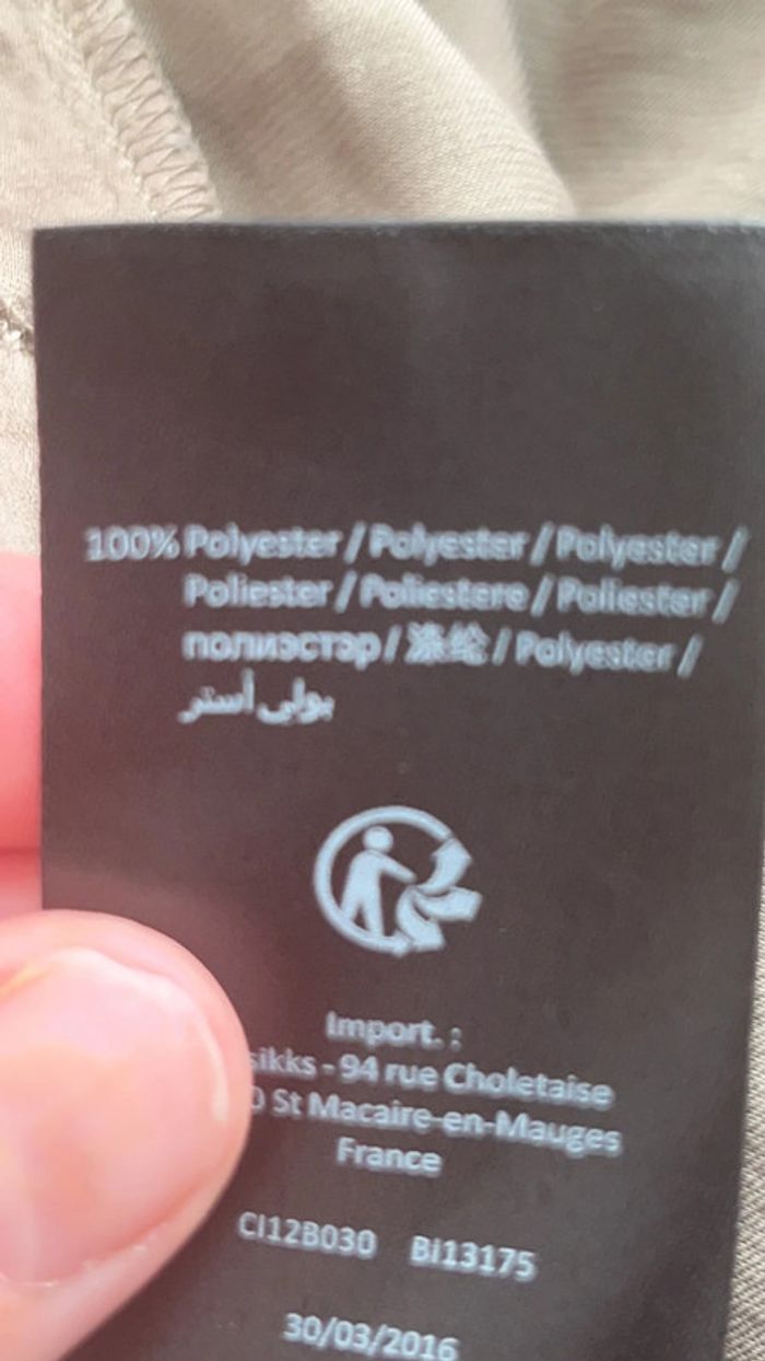 Blouse chemisier kaki Ikks S comme neuve - photo numéro 9