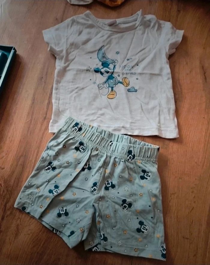 Ensemble été Mickey 12 mois