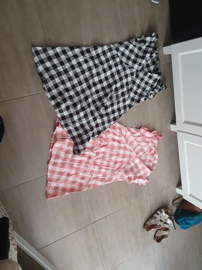 Lot de 2 robe noir et rose