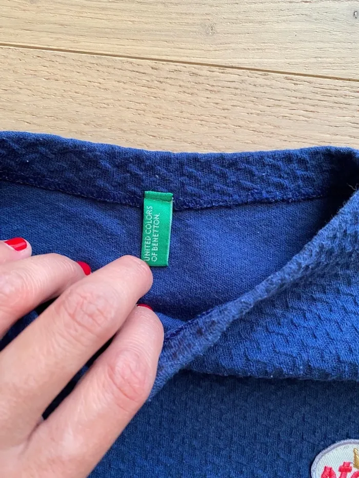 Pull bleu - photo numéro 2